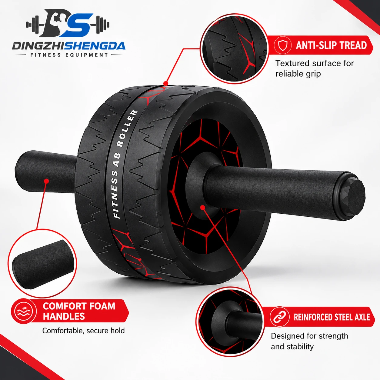 Wide-Wheel Ab Roller — view 2
