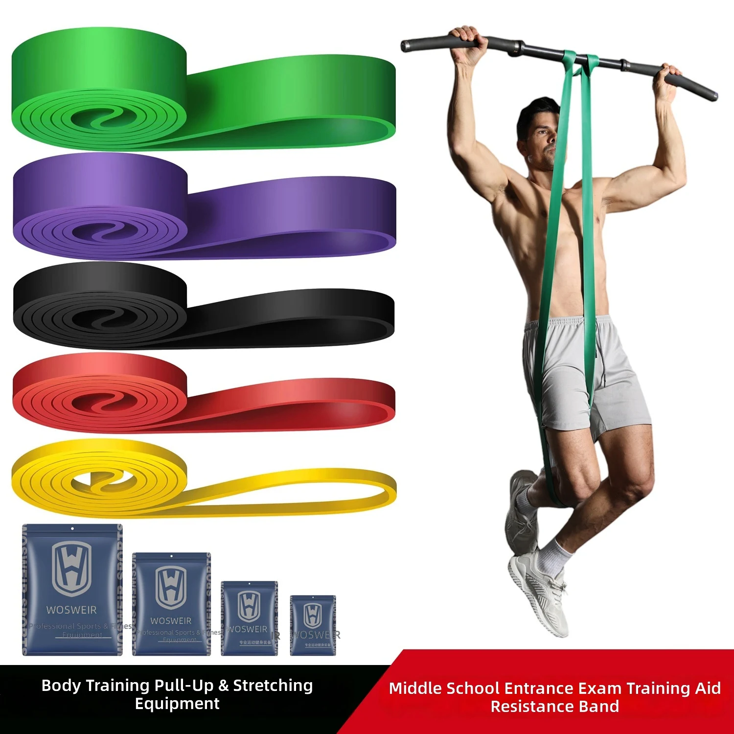 Pull-Up Assistance Resistance Bands — view 2