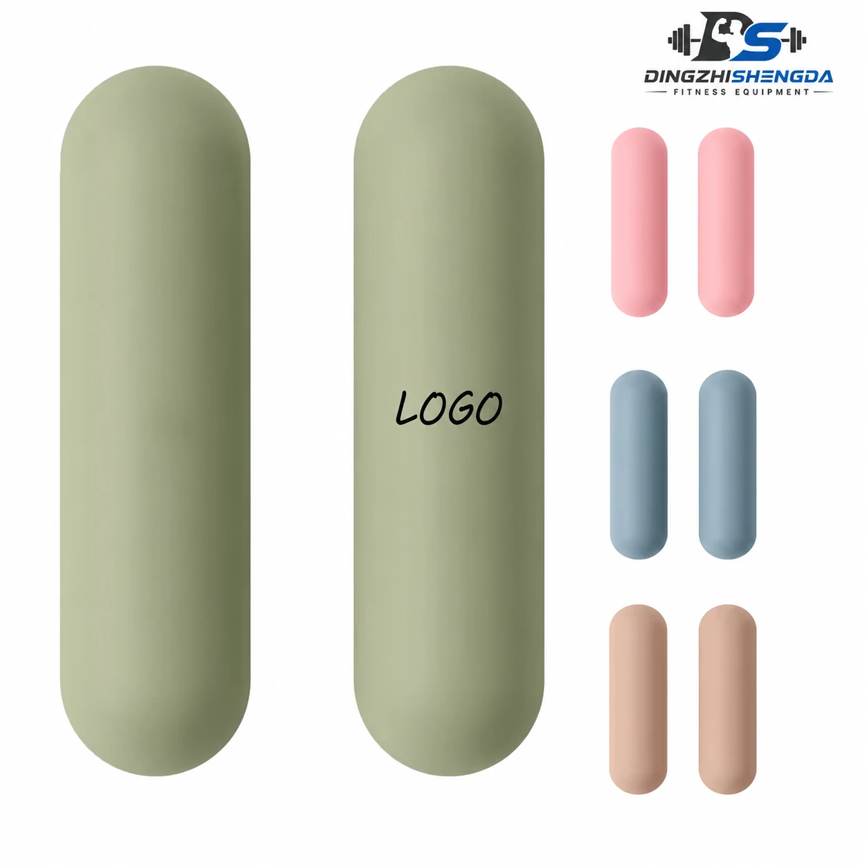 Silicone Hand Dumbbells 1-2 kg
