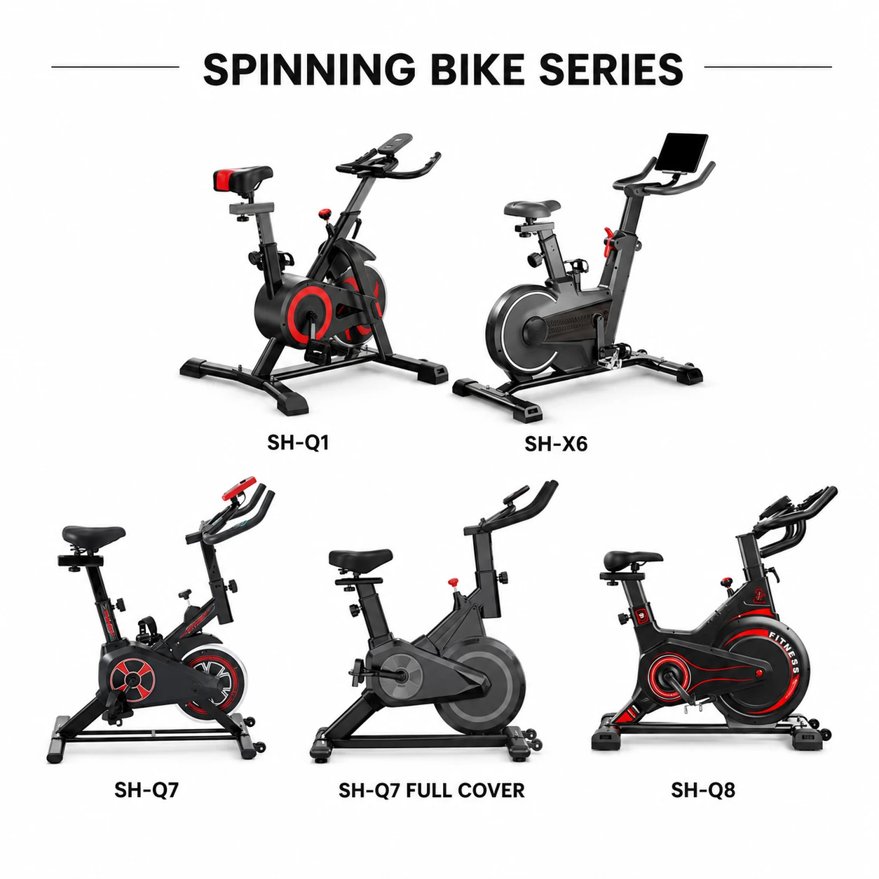 SH-Q1 Indoor Exercise Bike — view 3
