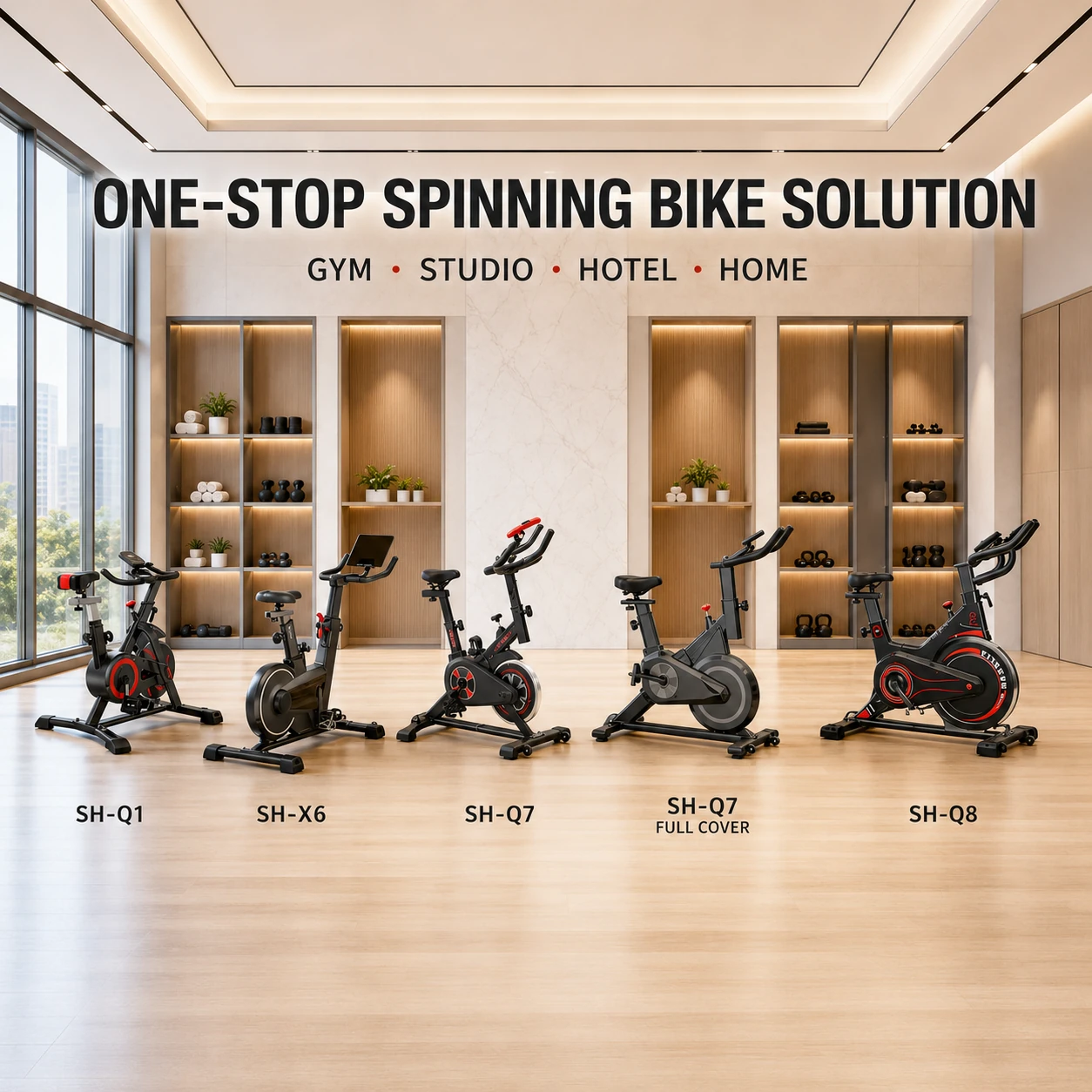 SH-Q1 Indoor Exercise Bike — view 5