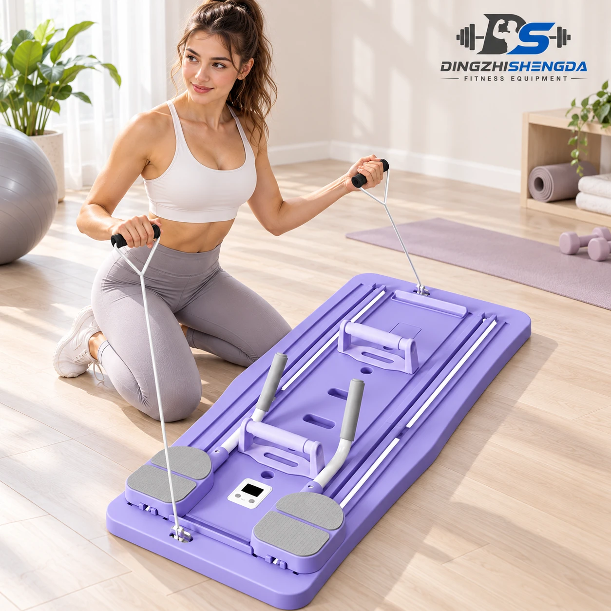 Pilates Board with Resistance Bands — view 3