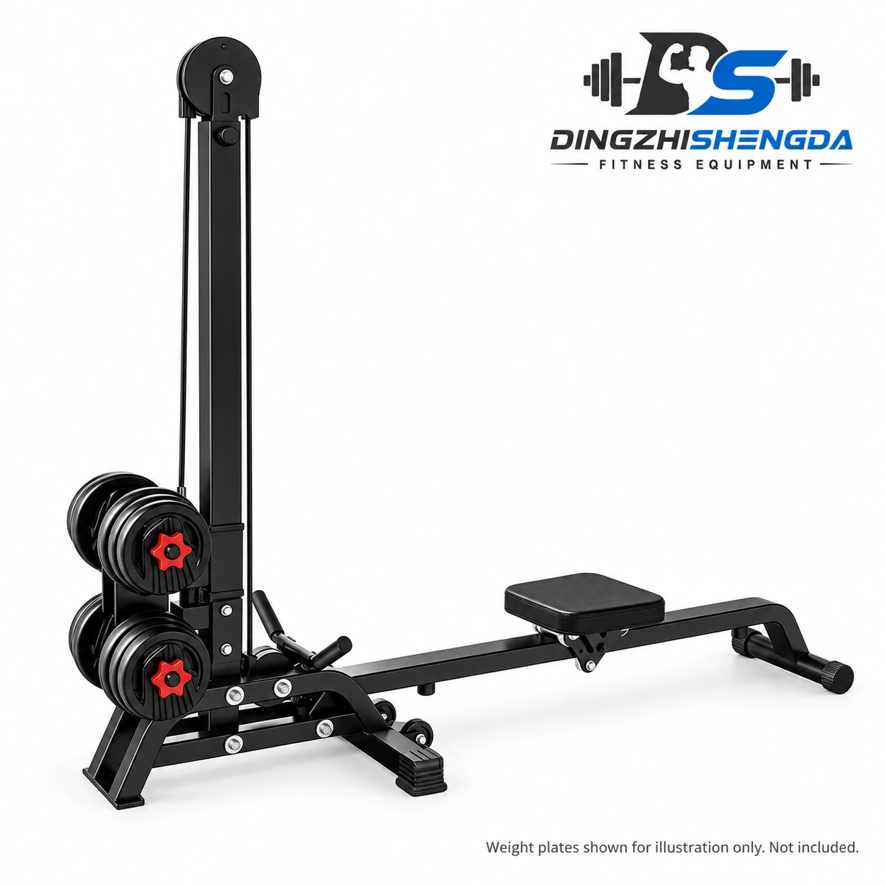 Air Rower with Dumbbell Station