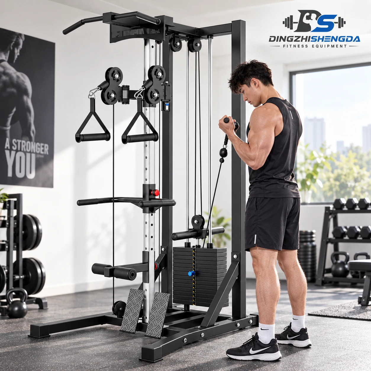 Dual Pulley Functional Trainer — view 5