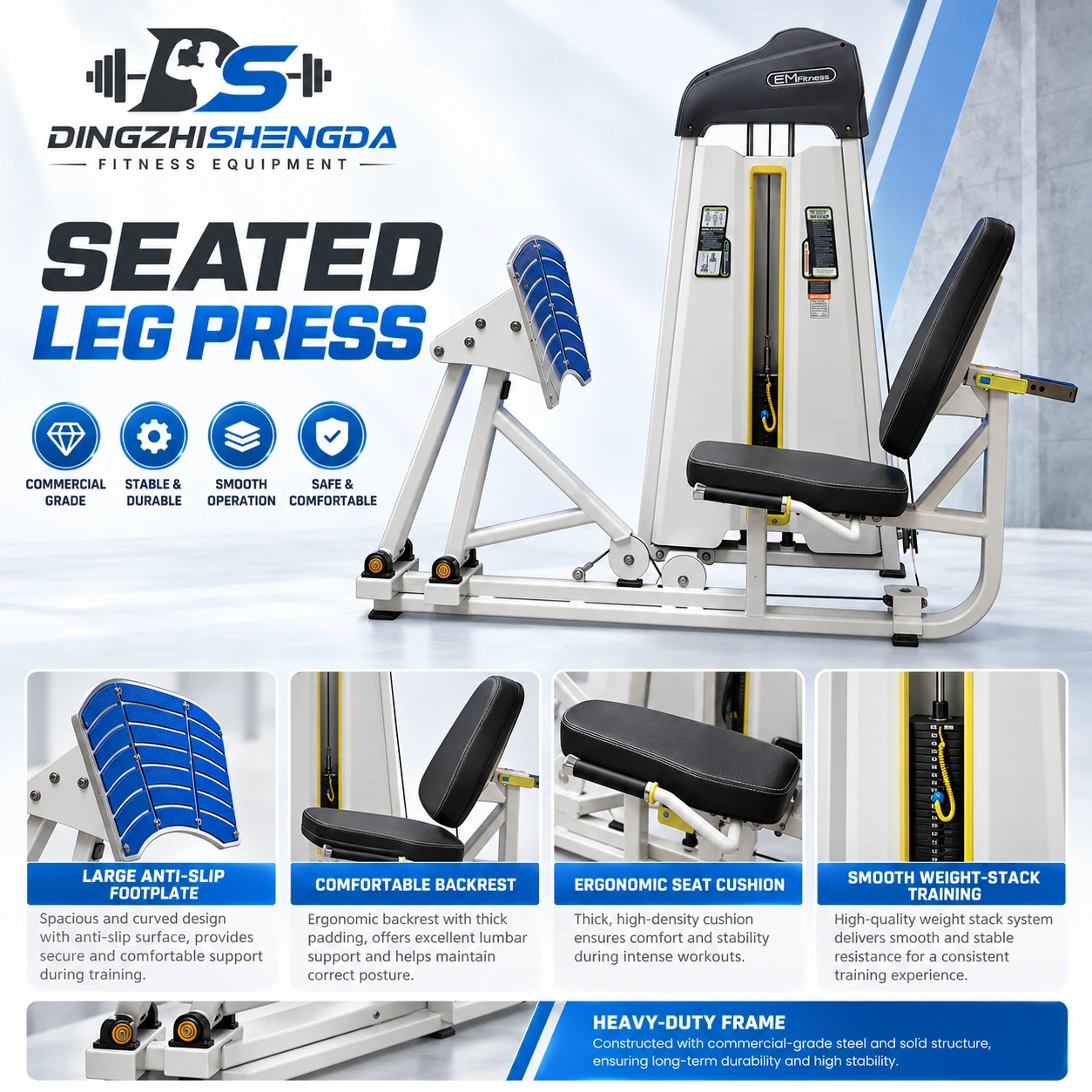 Sitting Kick Leg Training Machine 80 kg — view 2