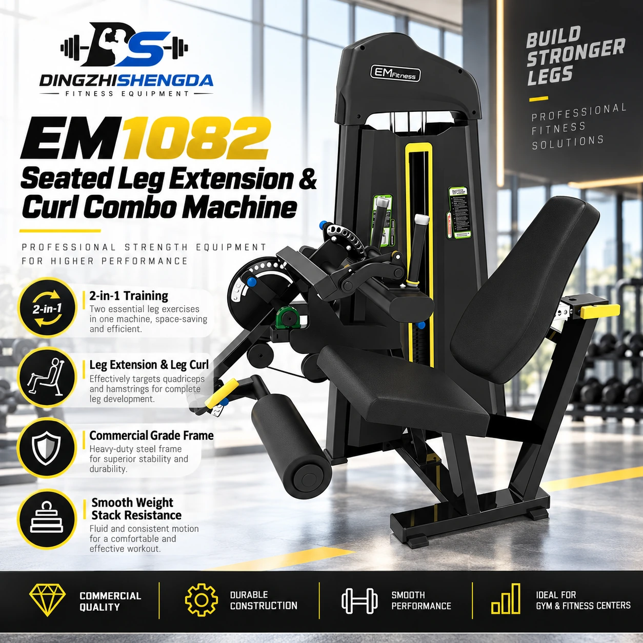 Seated Leg Flexion Machine 80 kg
