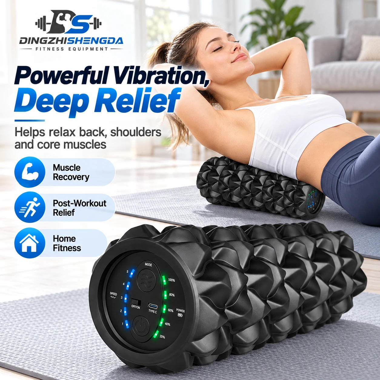 EVA Foam Massage Roller — view 3