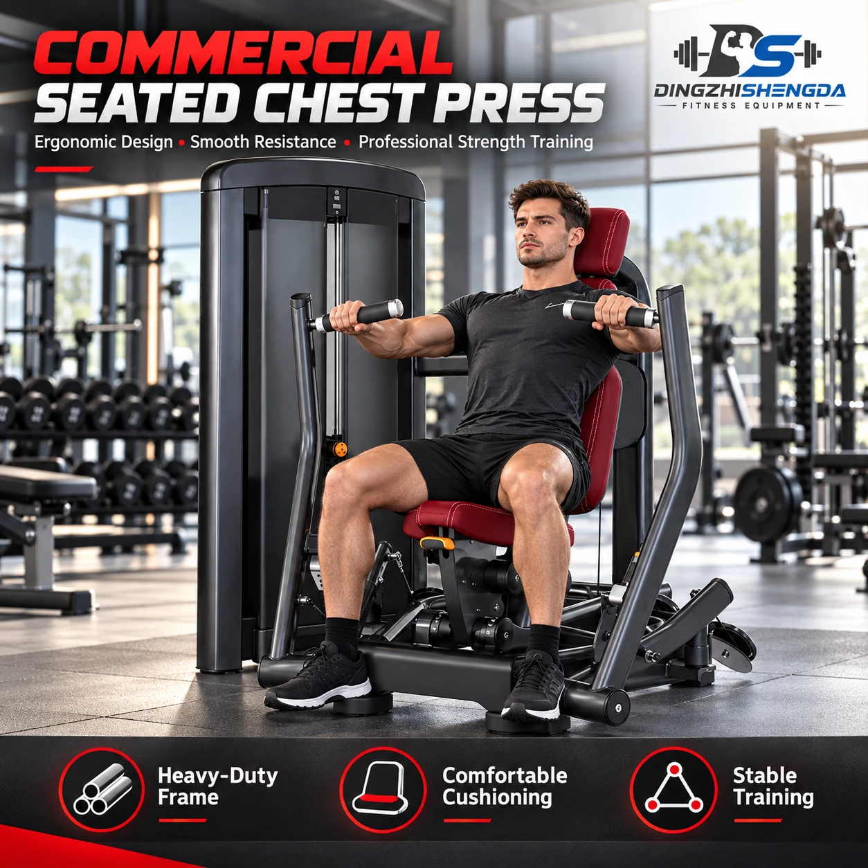 Seated Chest Press Machine
