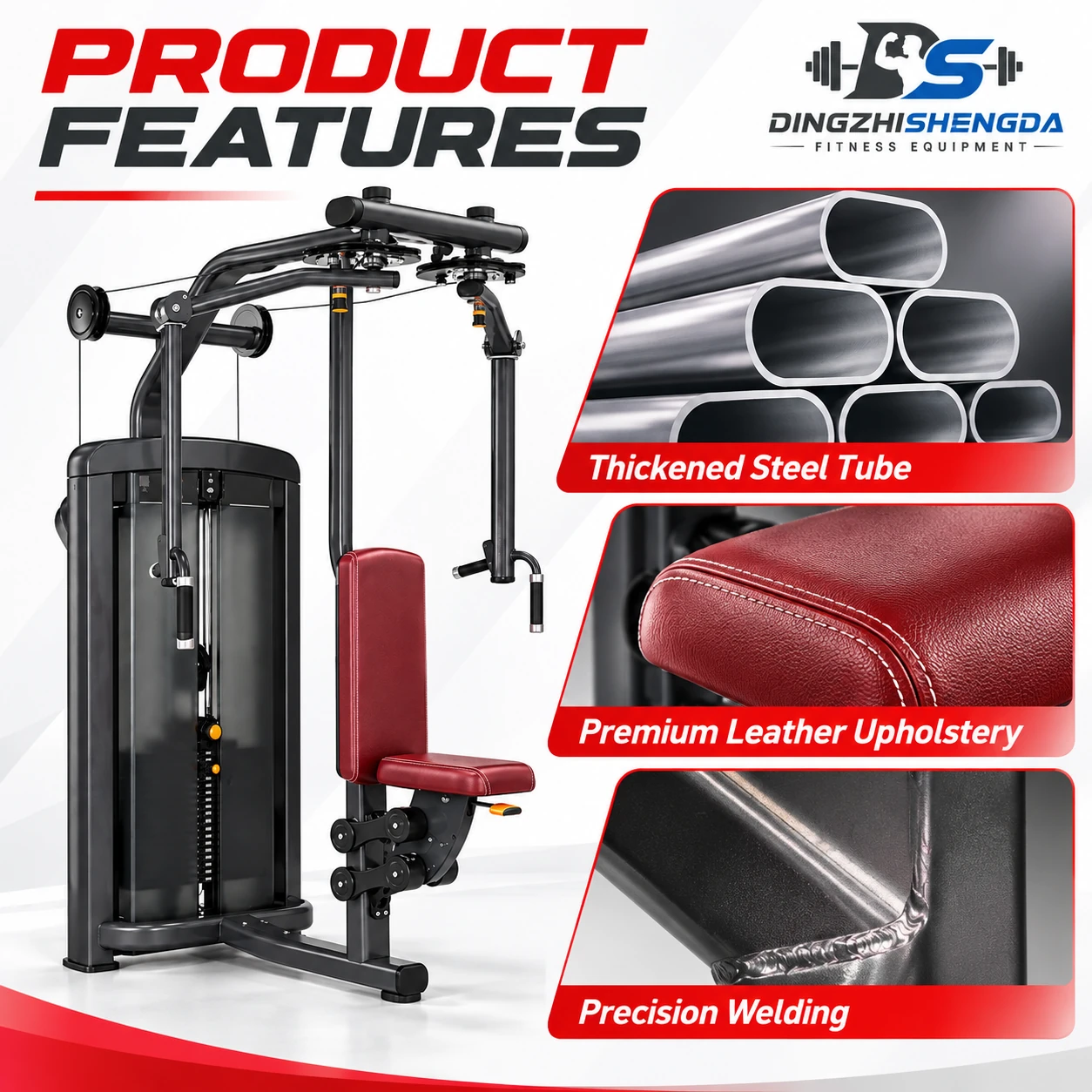 Straight Arm Chest Clamp Machine — view 3