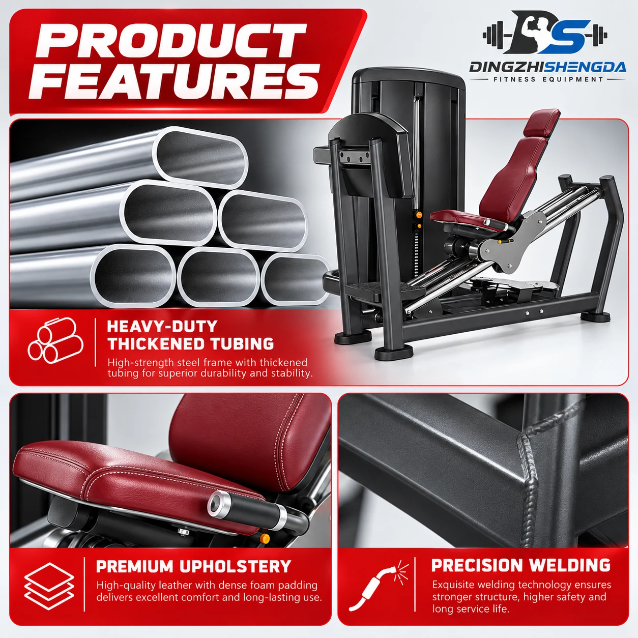 Commercial Seated Leg Press — view 2