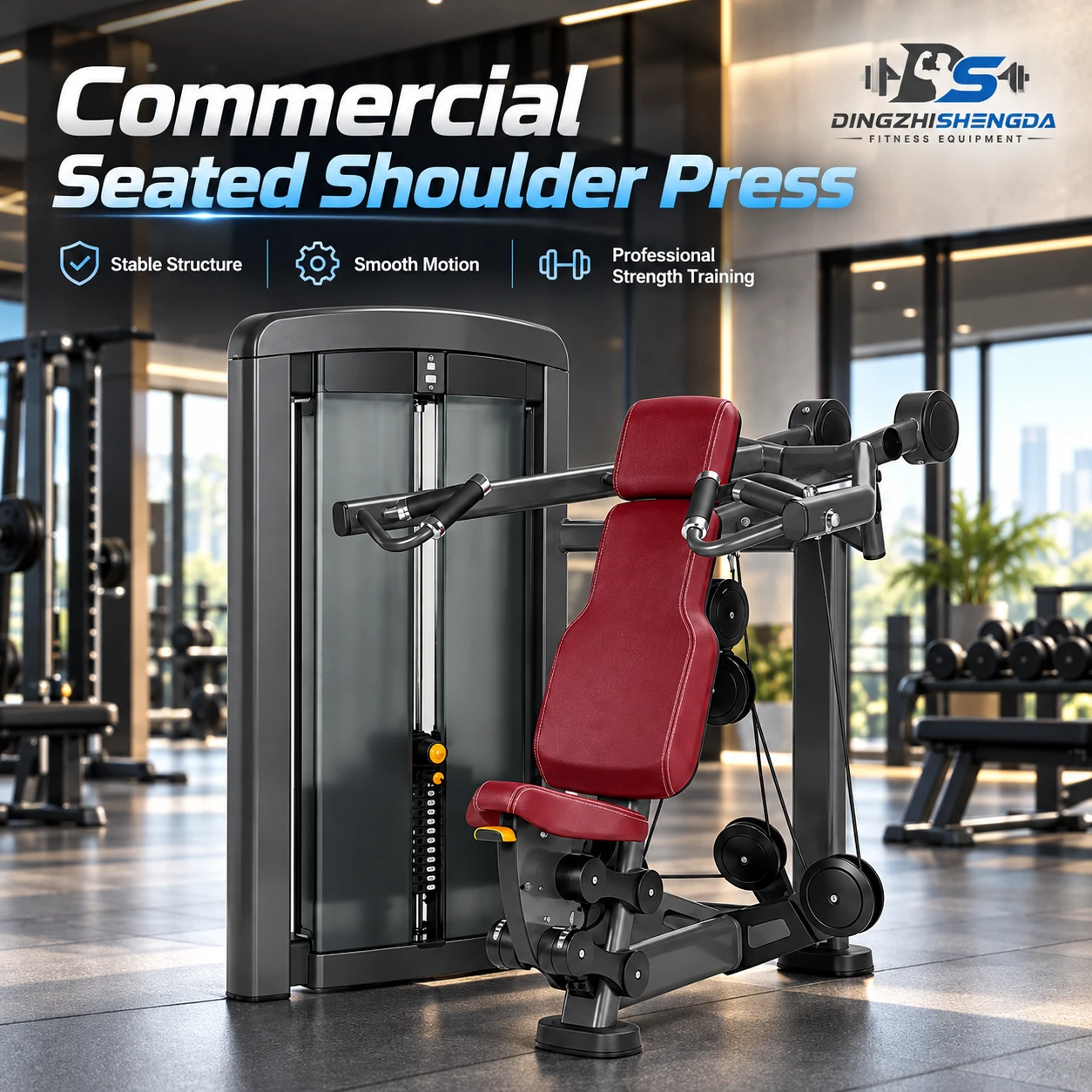 Seated Shoulder Press Machine — view 3