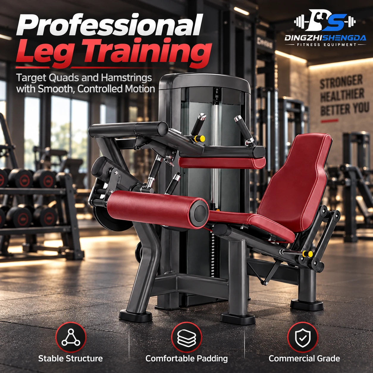 Leg Extension & Curl Machine