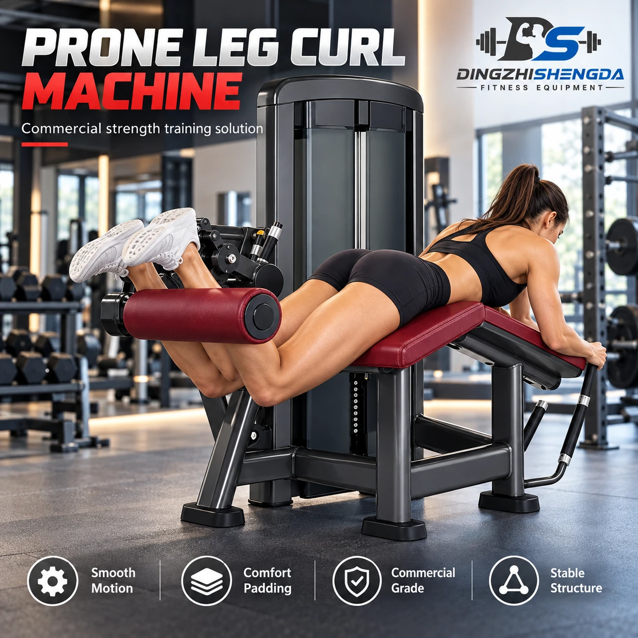 Prone Leg Curl Machine