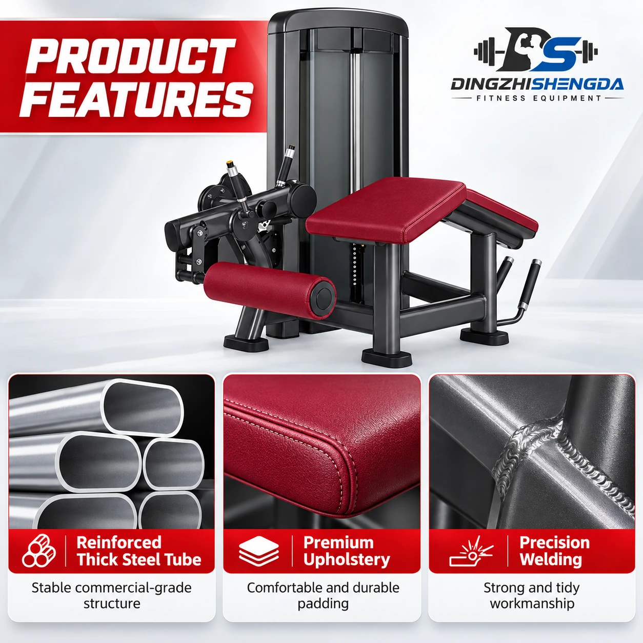 Prone Leg Curl Machine — view 3