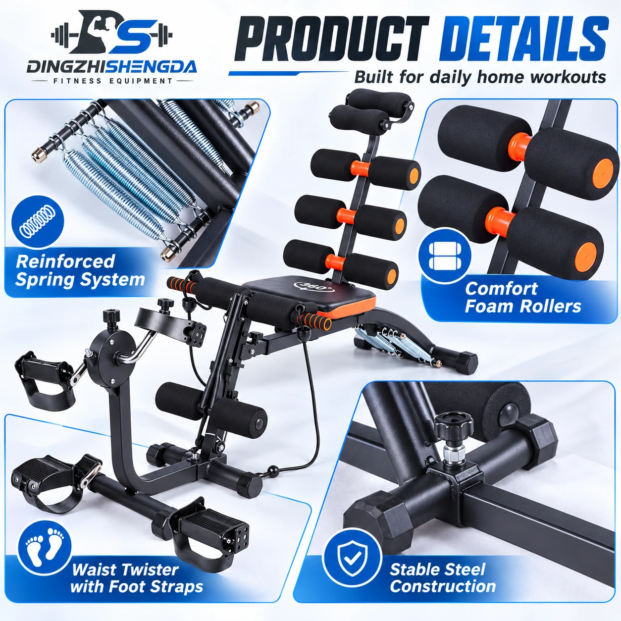 Six-in-One Ab Bench