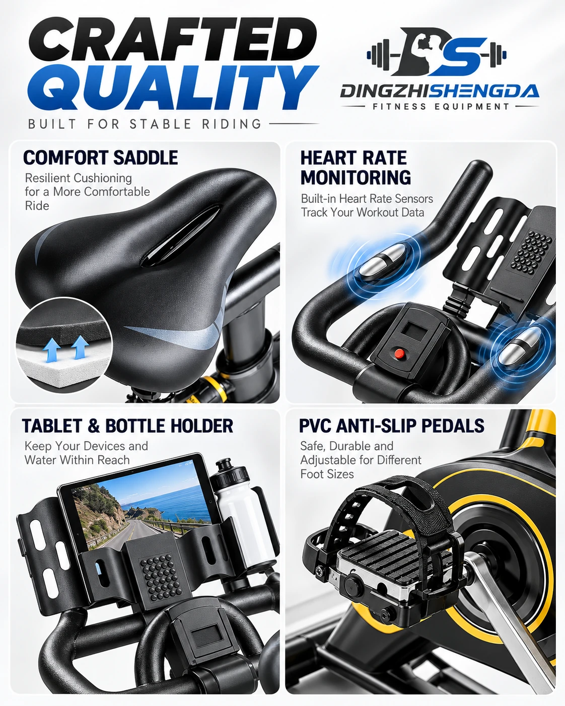 Commercial Indoor Cycling Bike — view 2