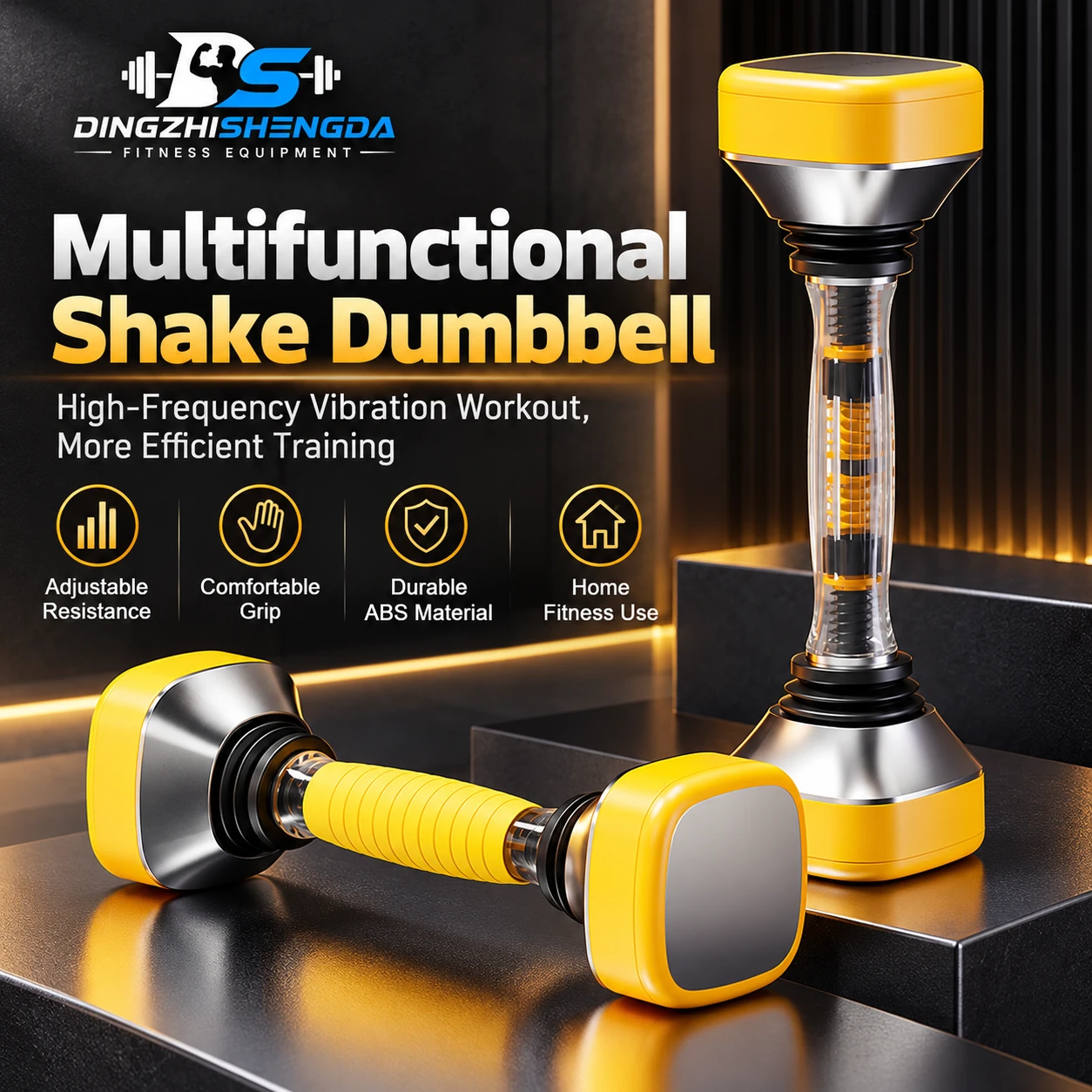 Adjustable Steel Dumbbell — view 3