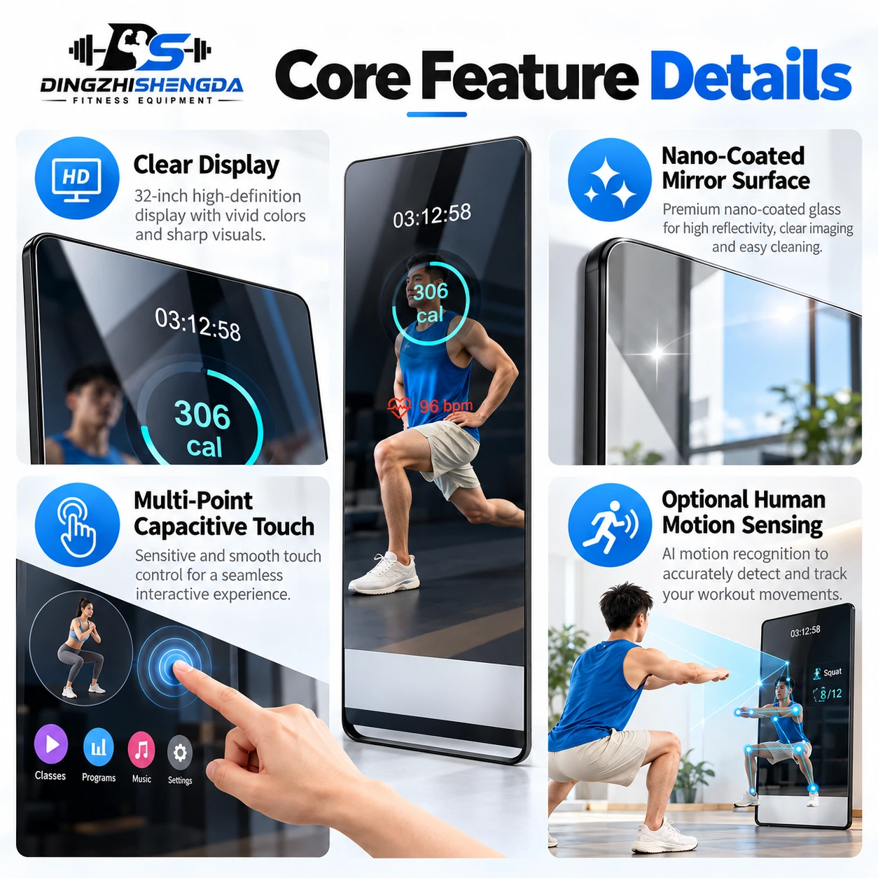 Smart Fitness Mirror — view 2
