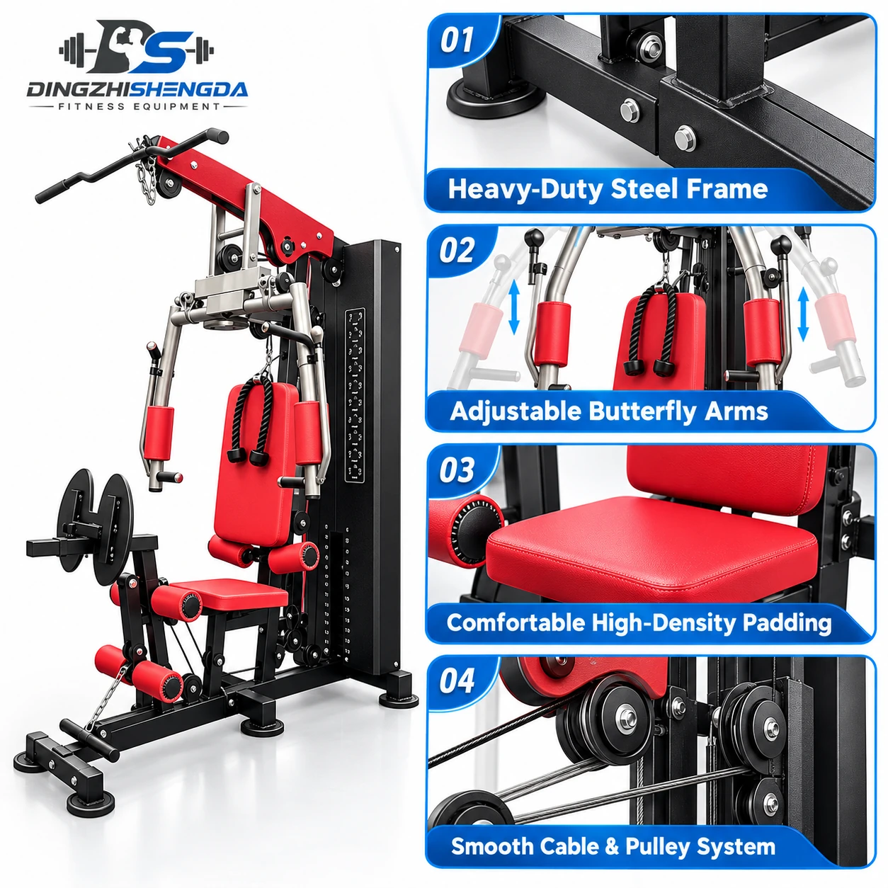 70 kg Pin-Loaded Multi Gym — view 2