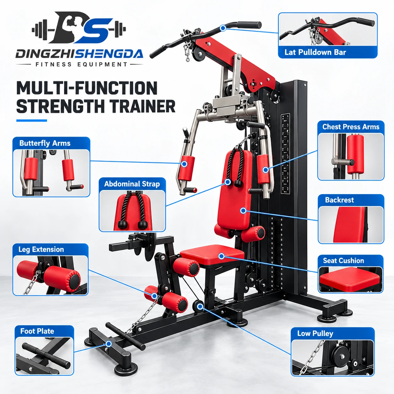 70 kg Pin-Loaded Multi Gym — view 3