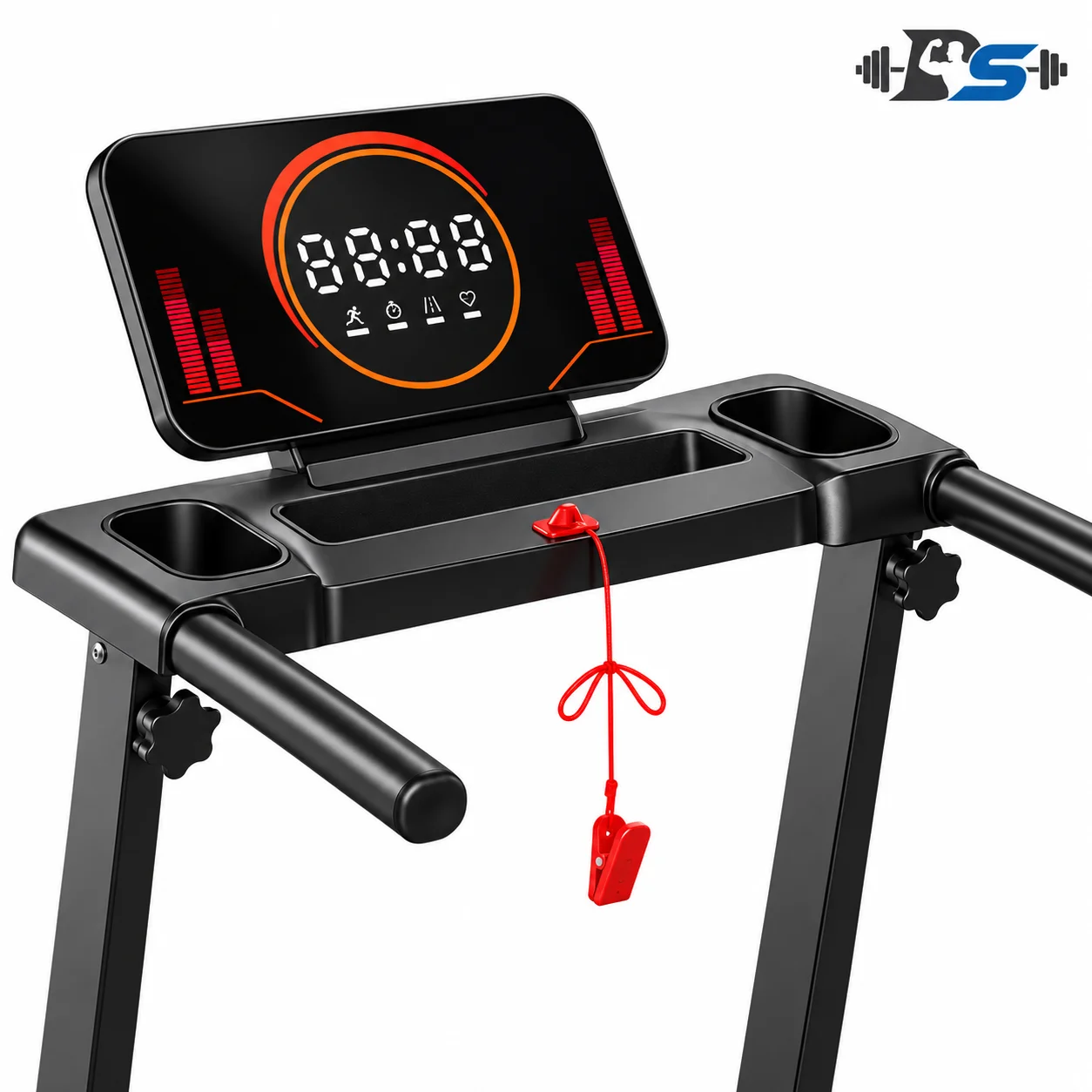 Foldable Incline Treadmill — 1–10 km/h — view 3