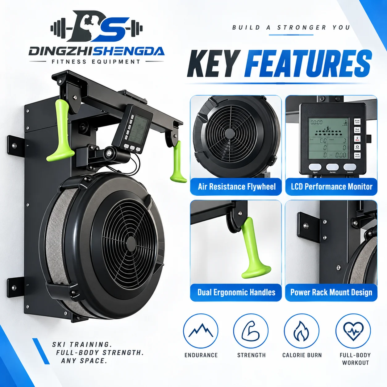 Wall-Mounted Ski Trainer — view 3
